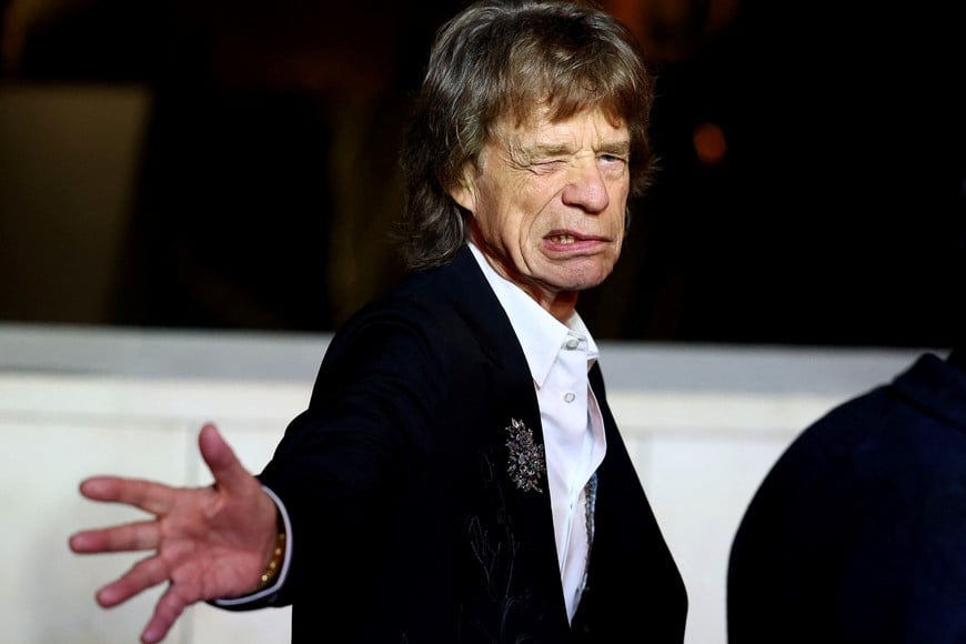 Mick Jagger attends "The Prelude to the Olympics", an event dedicated to fashion and sports at the Louis Vuitton Foundation, on the eve of the opening ceremony of the Paris 2024 Olympics, in Paris, France, July 25, 2024. REUTERS/Stephanie Lecocq