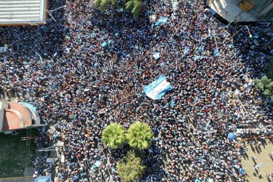 El clima mundialista depende de cada uno de los argentinos. Foto: Fernando Nicola