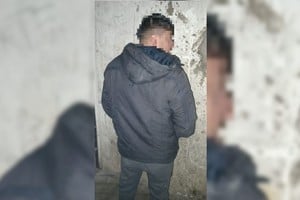 El violento sujeto fue trasladado a sede policial. Foto: Gentileza