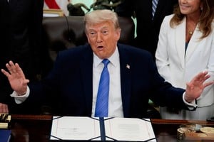 Donald Trump anunció la suspensión de los ataques previstos contra Irán. Foto: Reuters