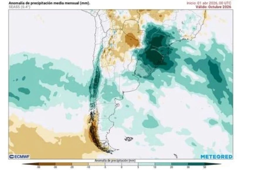 El Litoral argentino suele registrar más lluvias durante eventos de El Niño.