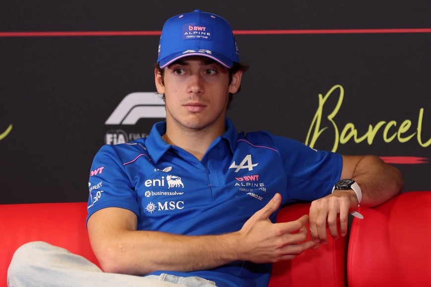 Formula One F1 - Barcelona-Catalunya Grand Prix - Circuit de Barcelona-Catalunya, Barcelona, Spain - June 11, 2026
Alpine's Franco Colapinto during the press conference REUTERS/Bruna Casas