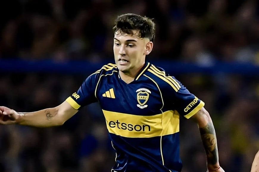 Rey Domenech debutó el 22 de enero de 2025, con Gago como DT. Foto: Prensa Boca.
