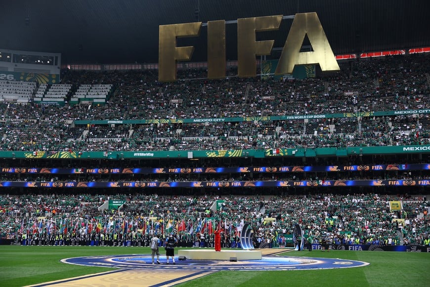 Soccer Football - FIFA World Cup 2026 - Group A - Mexico v South Africa - Estadio Azteca, Mexico City, Mexico - June 11, 2026
Actress and FIFA World Cup 2026 Ambassador Salma Hayek Pinault before the match REUTERS/Kai Pfaffenbach