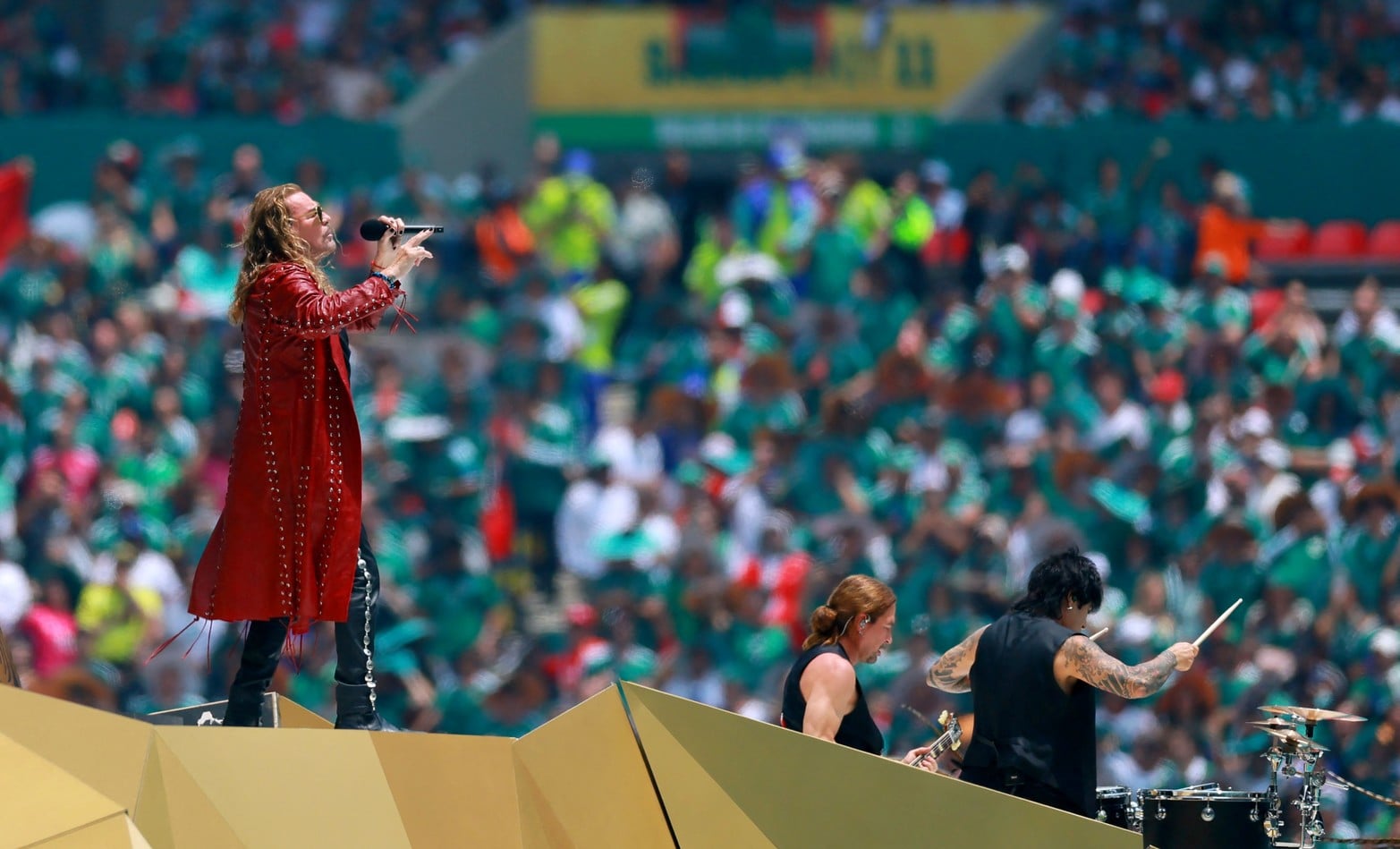 Maná en la ceremonia