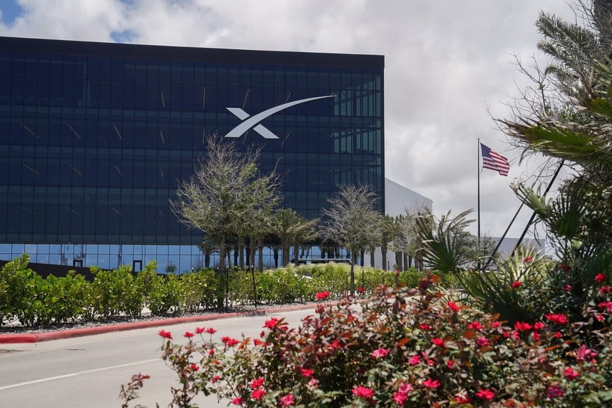 A general view of a SpaceX building ahead of the SpaceX initial public offering (IPO), in Starbase, Texas, U.S., June 11, 2026. REUTERS/Gabriel V. Cardenas