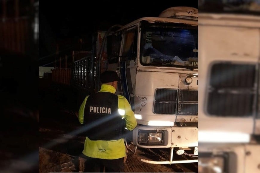 Detenido con arma y vehículo sin documentación en Rufino. Foto: Gentileza