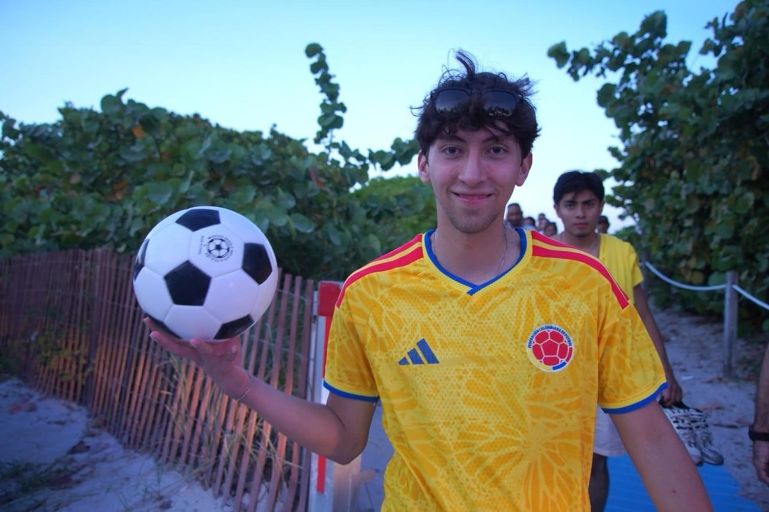 Los colombianos, pasionales con el fútbol.
