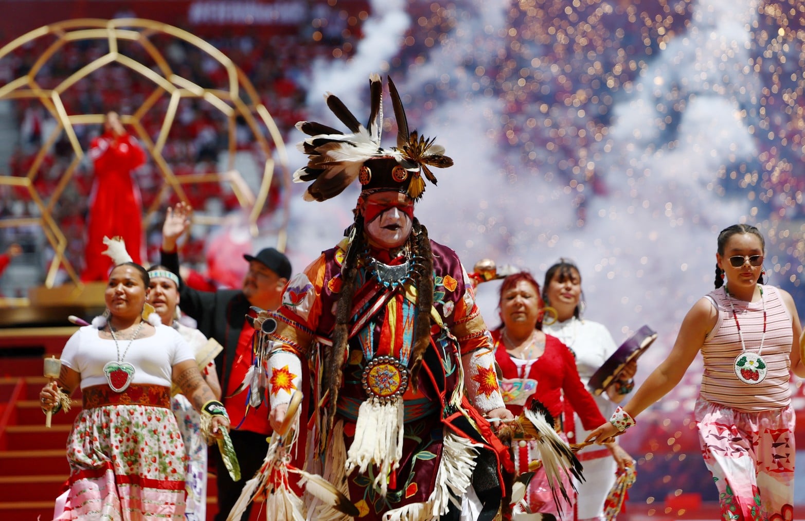 Los elementos culturales presentados por Canadá.