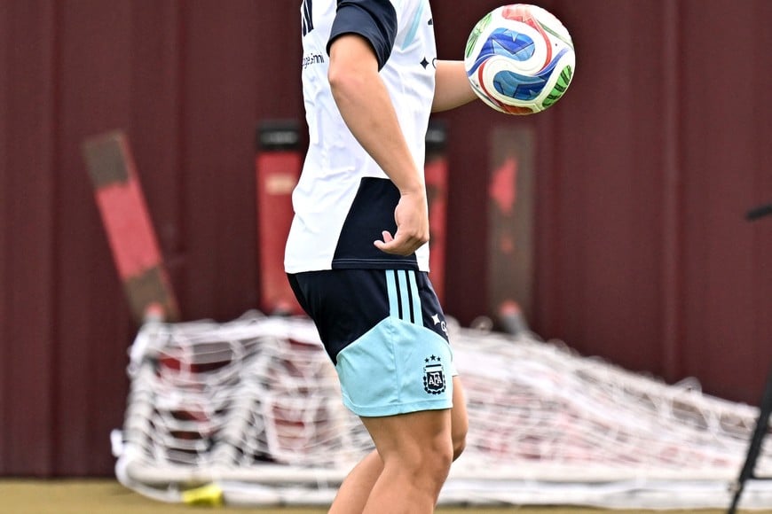 Soccer Football - International Friendly - Argentina Training - Kyle Field Stadium, College Station, Texas, U.S. - June 5, 2026
Argentina's Julian Alvarez during training IMAGN IMAGES via Reuters/Maria Lysaker