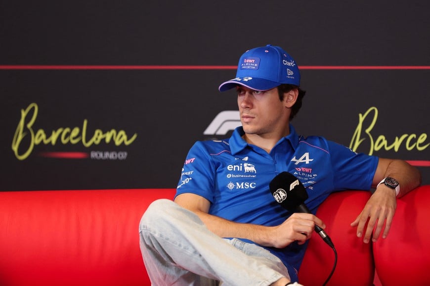 Formula One F1 - Barcelona-Catalunya Grand Prix - Circuit de Barcelona-Catalunya, Barcelona, Spain - June 11, 2026
Alpine's Franco Colapinto during the press conference REUTERS/Bruna Casas