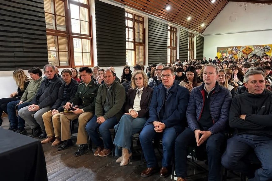 "Hoy estudiar en San Justo es una oportunidad que antes no teníamos", afirmó Borla