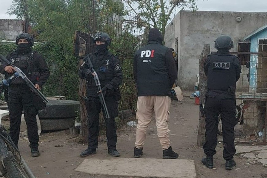 Las irrupciones fueron realizadas por el Grupo de Operaciones Tácticas. Foto: El Litoral