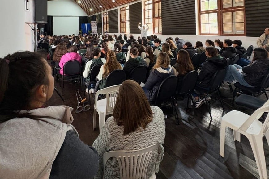 "Hoy estudiar en San Justo es una oportunidad que antes no teníamos", afirmó Borla