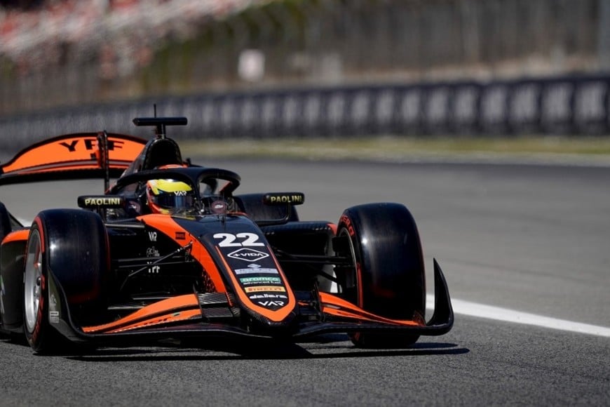 Nicolás Varrone completó un fin de semana difícil en la FIA Fórmula 2