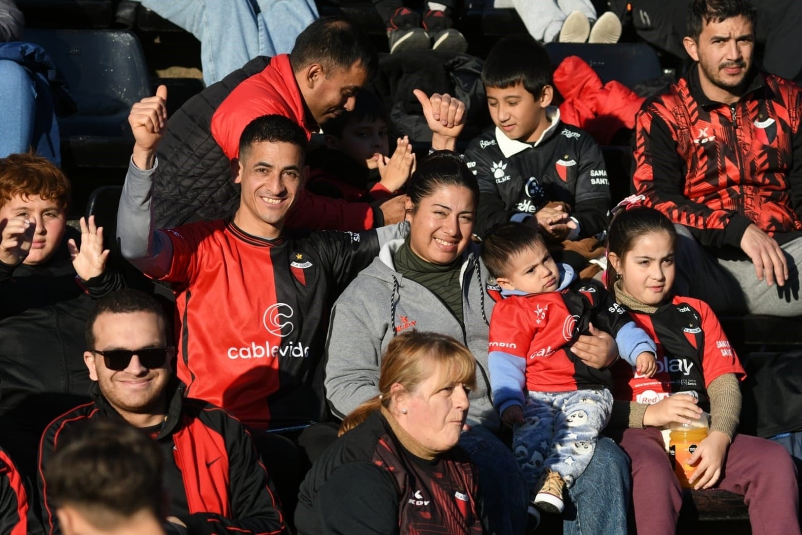 El público acompañó la convocatoria. 