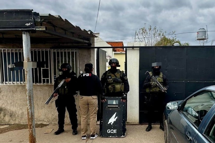 Cuatro detenidos por microtráfico en barrio San Lorenzo. Foto: Gentileza
