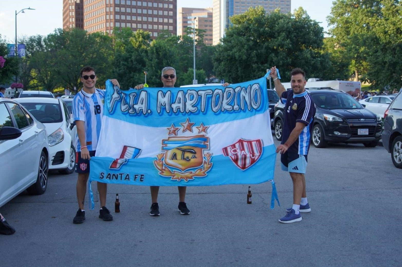 Unión de Santa Fe, presente en el banderazo.