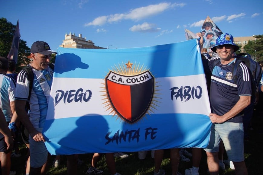 Diego y Fabio llevaron su bandera y su ilusión a Kansas