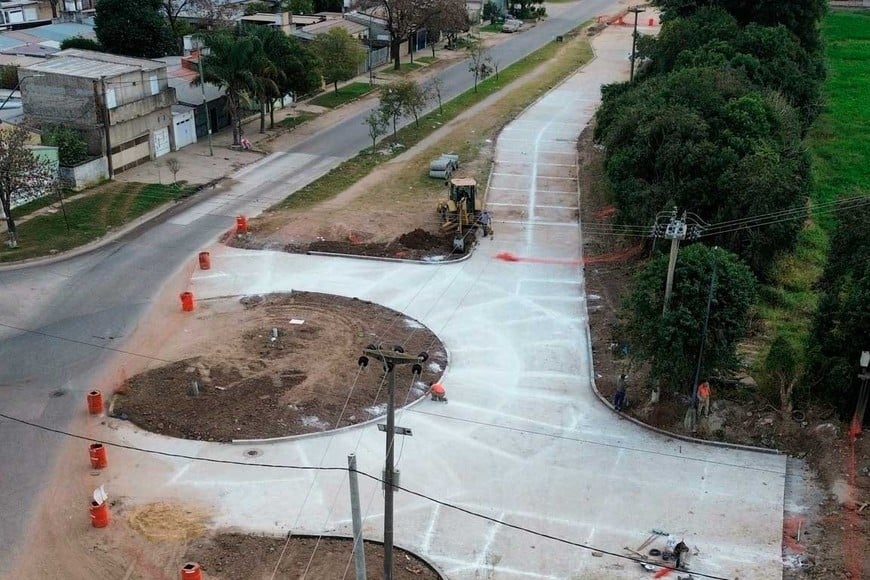 Rotondas y otras mejoras urbanas para un sector que lo reclamaba.