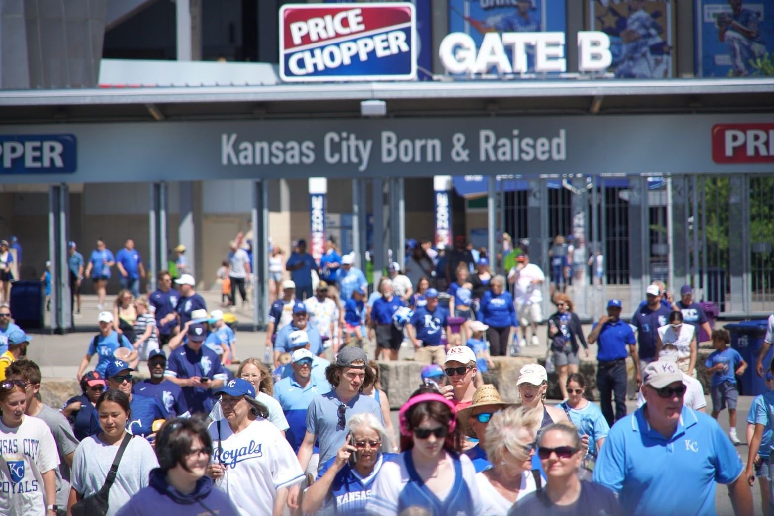 Fans de los Kansas City Royals, equipo de baseball. Foto: Fernando Nicola