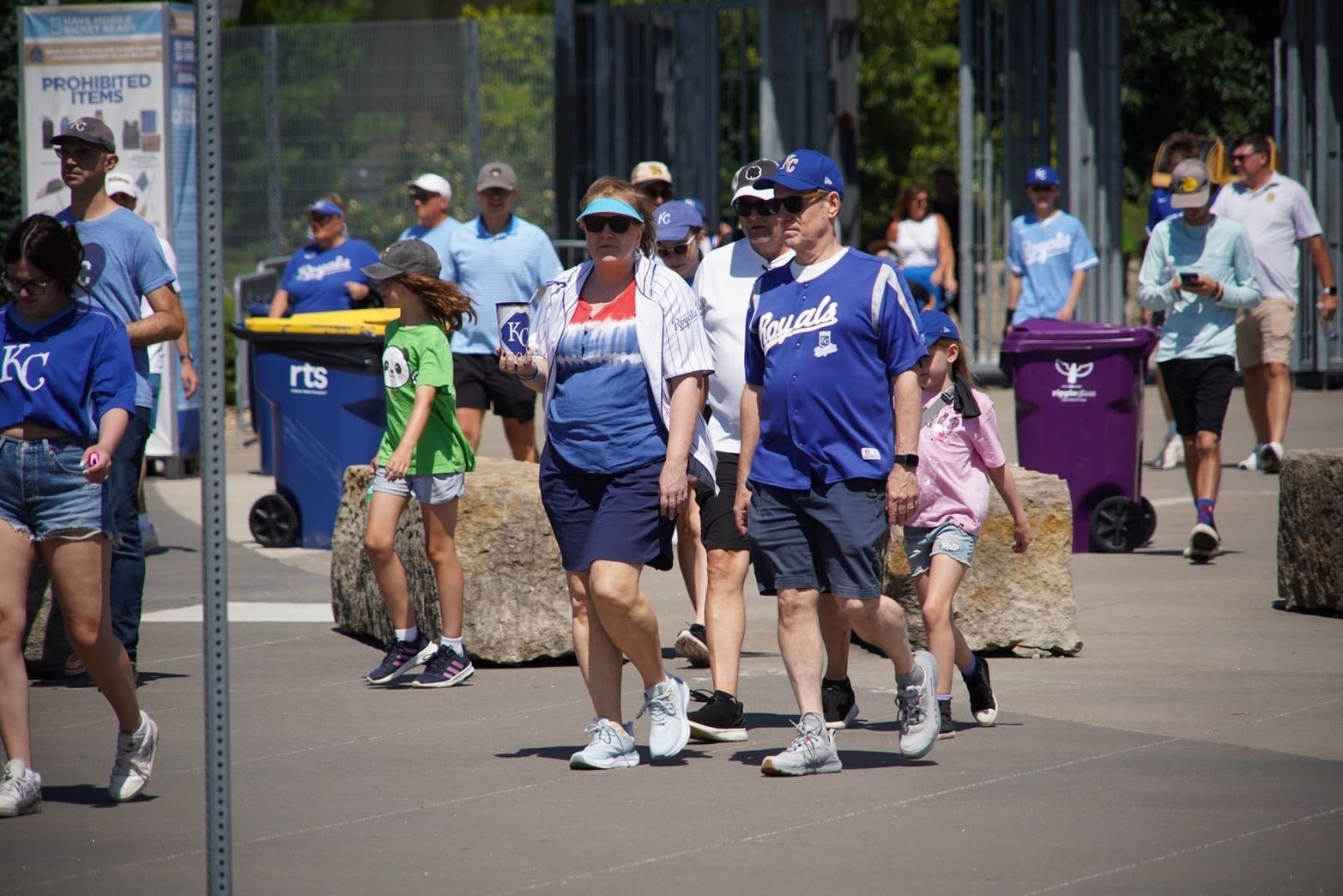 Fans de los Kansas City Royals, equipo de baseball. Foto: Fernando Nicola