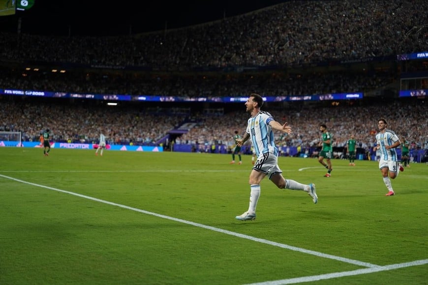 GOL DE LIONEL MESSI DOBLETE | Argentina-Argelia, debut en el Mundial 2026 | Arrowhead Stadium | Grupo J | FOTOS DE EL LITORAL EXCLUSIVO. Foto: Fernando Nicola