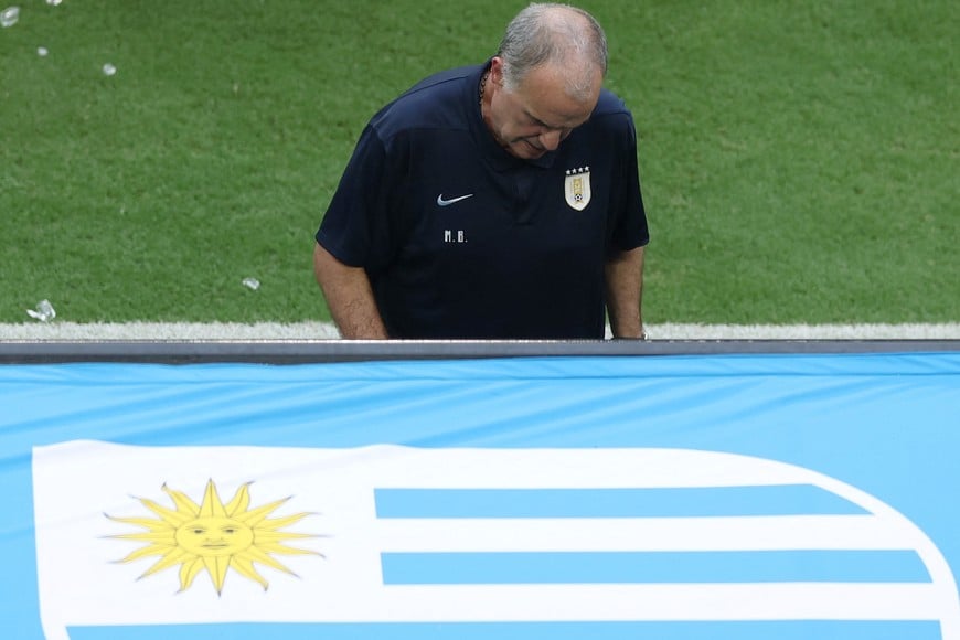 Soccer Football - FIFA World Cup 2026 - Group H - Saudi Arabia v Uruguay - Miami Stadium, Miami Gardens, Florida, U.S. - June 15, 2026
Uruguay coach Marcelo Bielsa REUTERS/Paul Childs