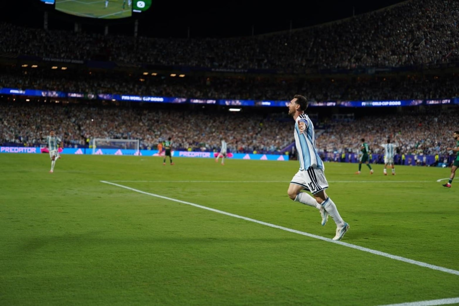 Las fotos de El Litoral en una noche histórica:  Argentina le ganó 3-0 a Argelia