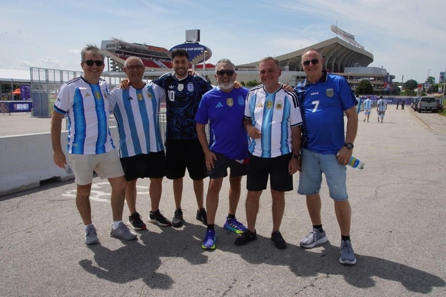 La previa de Argentina-Argelia en Kansas por el Mundial 2026 | Hinchas argentinos en Estados Unidos. Foto: Fernando Nicola