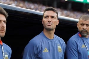 Scaloni, una leyenda en la Copa del Mundo. Foto: Fernando Nicola.