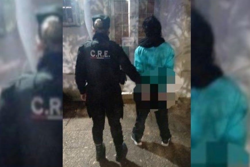 pelea de vecinos, detenidos y secuestro de armas