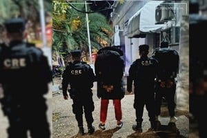 Pelea de vecinos, detenidos y secuestro de armas. Foto: Gentileza