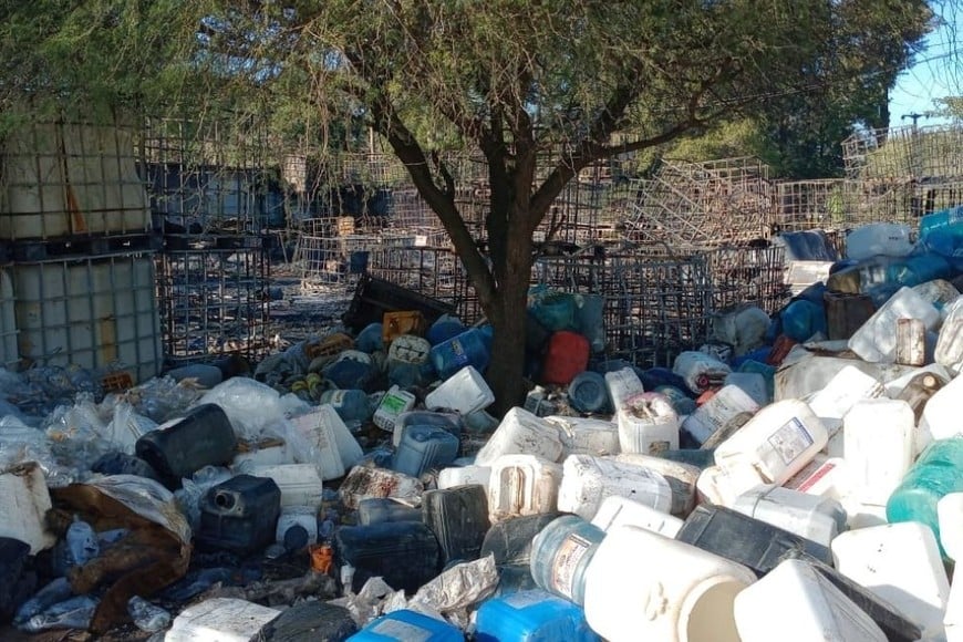 incendio planta recicladora de plásticos