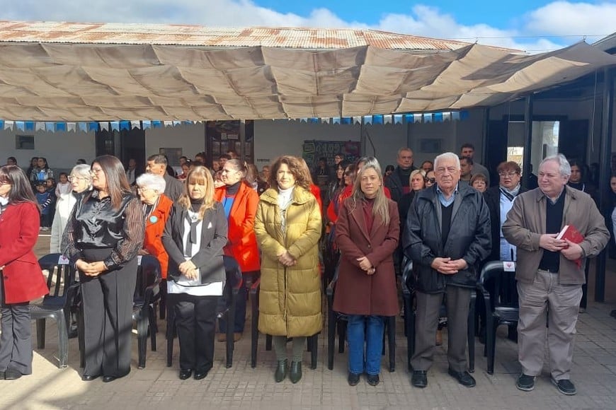 La Escuela Nº 443 “Pablo A. Pizzurno” celebró sus 109 años y habilitó la nueva sala de Nivel Inicial construida en el marco del programa “Mil Aulas” del gobierno provincial.