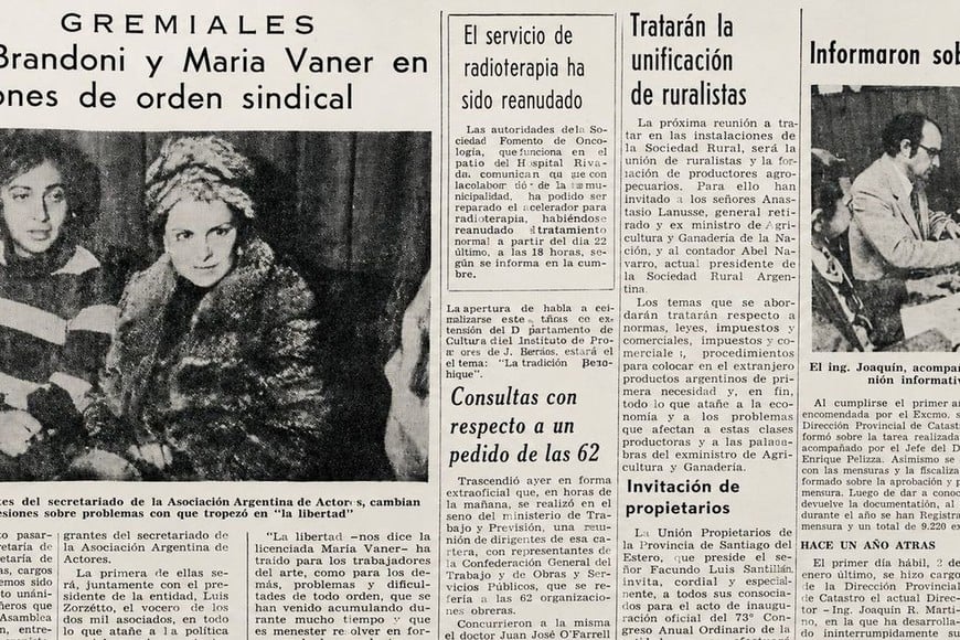 El recorte de 1974. Foto: Archivo El Litoral