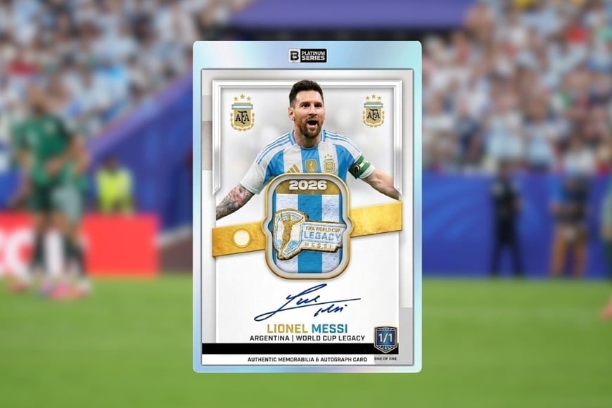 Así se vería una carta de Messi con los nuevos parches. Foto: Gemini