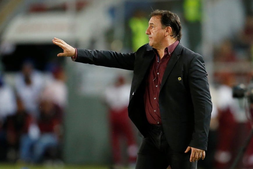 Soccer Football - World Cup - CONMEBOL Qualifiers - Venezuela v Colombia - Estadio Monumental de Maturin, Maturin, Venezuela - September 9, 2025
Colombia coach Nestor Lorenzo reacts REUTERS/Leonardo Fernandez Viloria