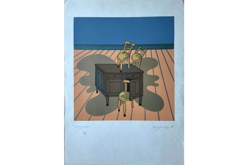 Serigrafía de Miguel Ángel Bengochea. Foto: Galería Jacques Martínez
