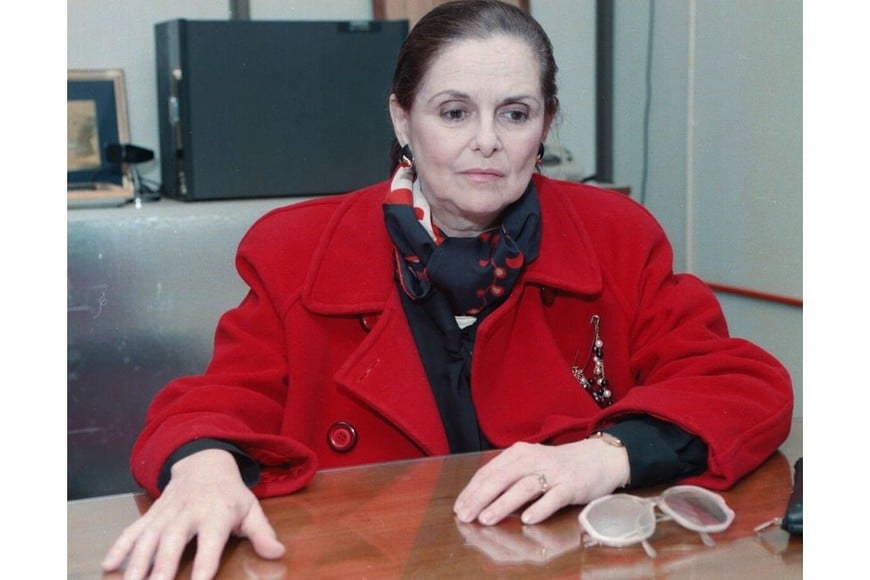 María Vaner en 1995. Foto: Archivo El Litoral. Foto: Archivo