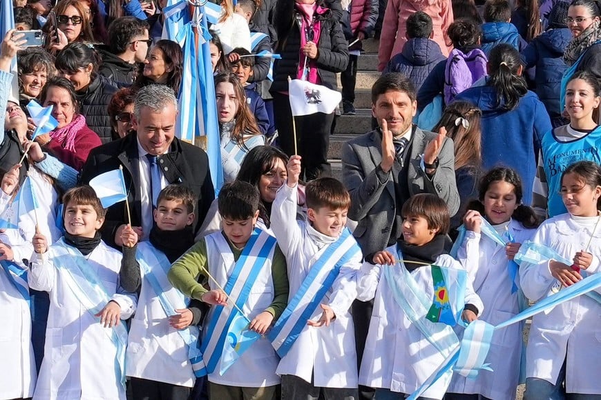 Inauguración Monumento a la Bandera en Rosario. Gentileza