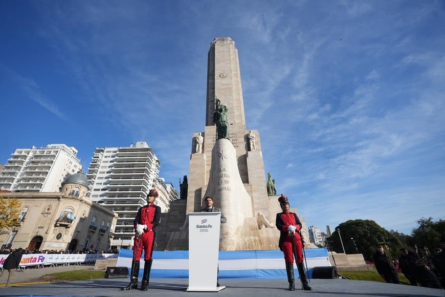 Inauguración Monumento a la Bandera en Rosario. Gentileza