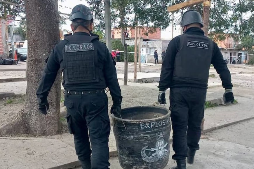 El operativo concluyó sin incidentes y no fue necesario evacuar viviendas cercanas