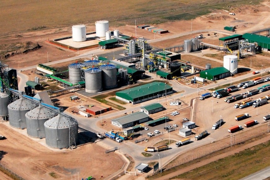 La planta de Aca Bio en Córdoba. Para el etanol que "corta" la nafta, hay consenso: 15%.