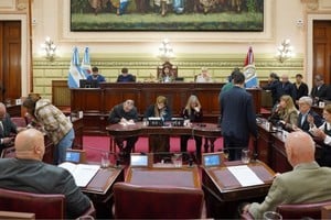 La Cámara de Diputadas y Diputados de la provincia de Santa Fe este jueves. Crédito: Gentileza HCDN