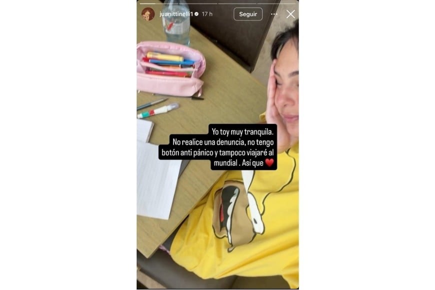La modelo e influencer aseguró que nunca presentó una denuncia por violencia de género