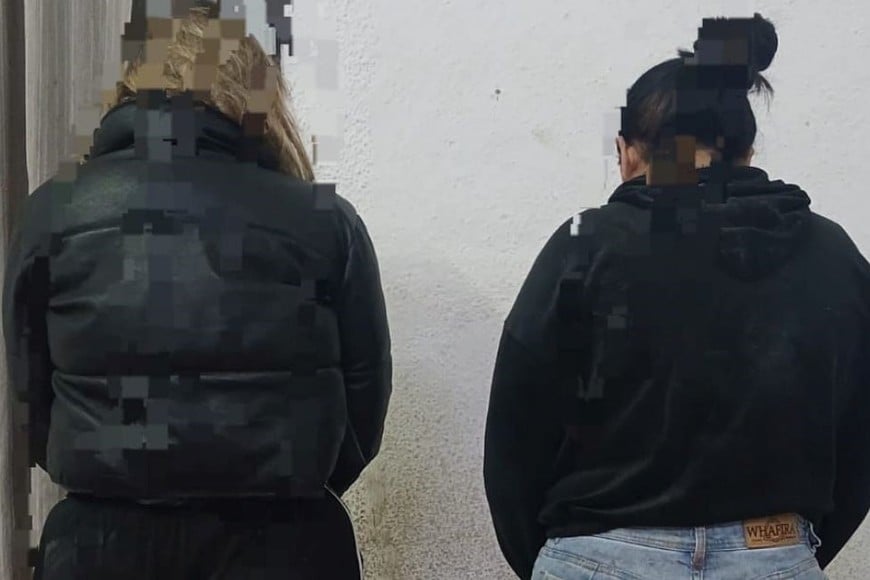 pelea de mujeres , detenidas y una herida