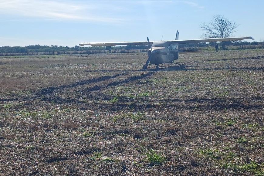 Avioneta en Cayastacito. Gentileza
