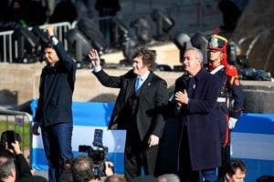 Acto Día de la Bandera en Rosario.