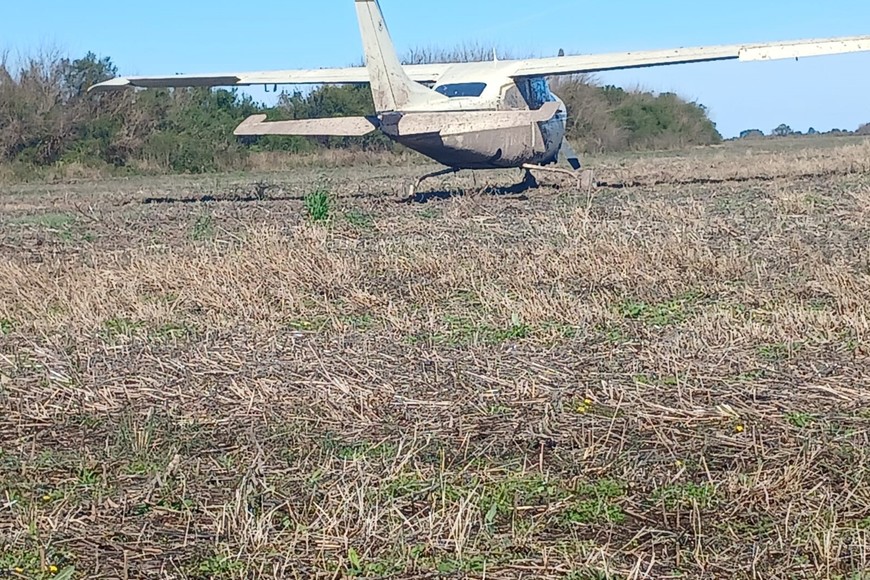Avioneta en Cayastacito. Gentileza